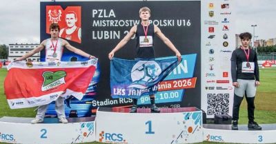 Złoto mistrzostw Polski U16 po rzucie na 54,06 m